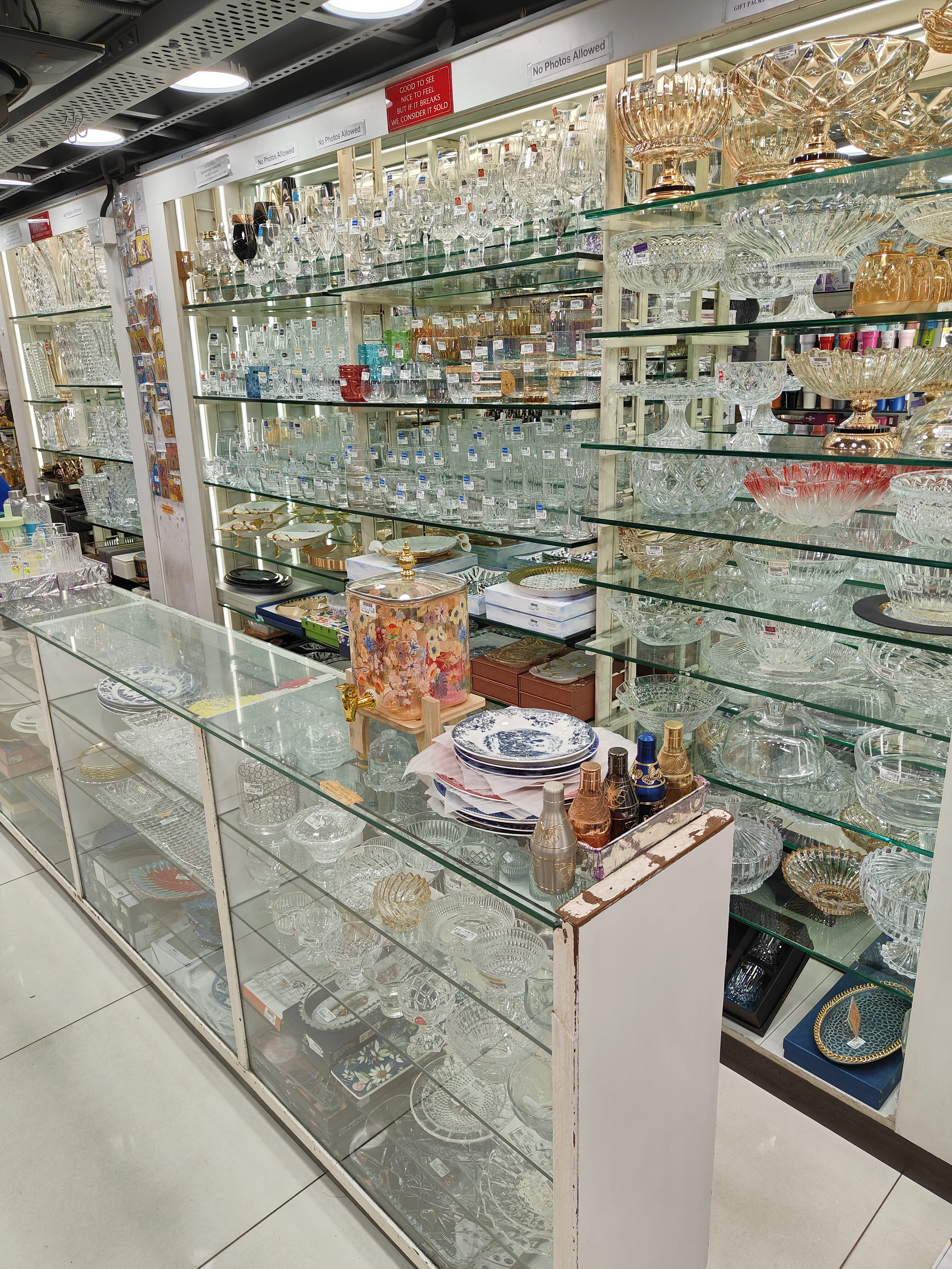 Premium glassware collection at The Maharashtra Store Pune