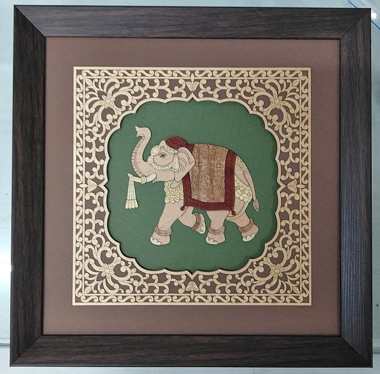 Elephant photo frame