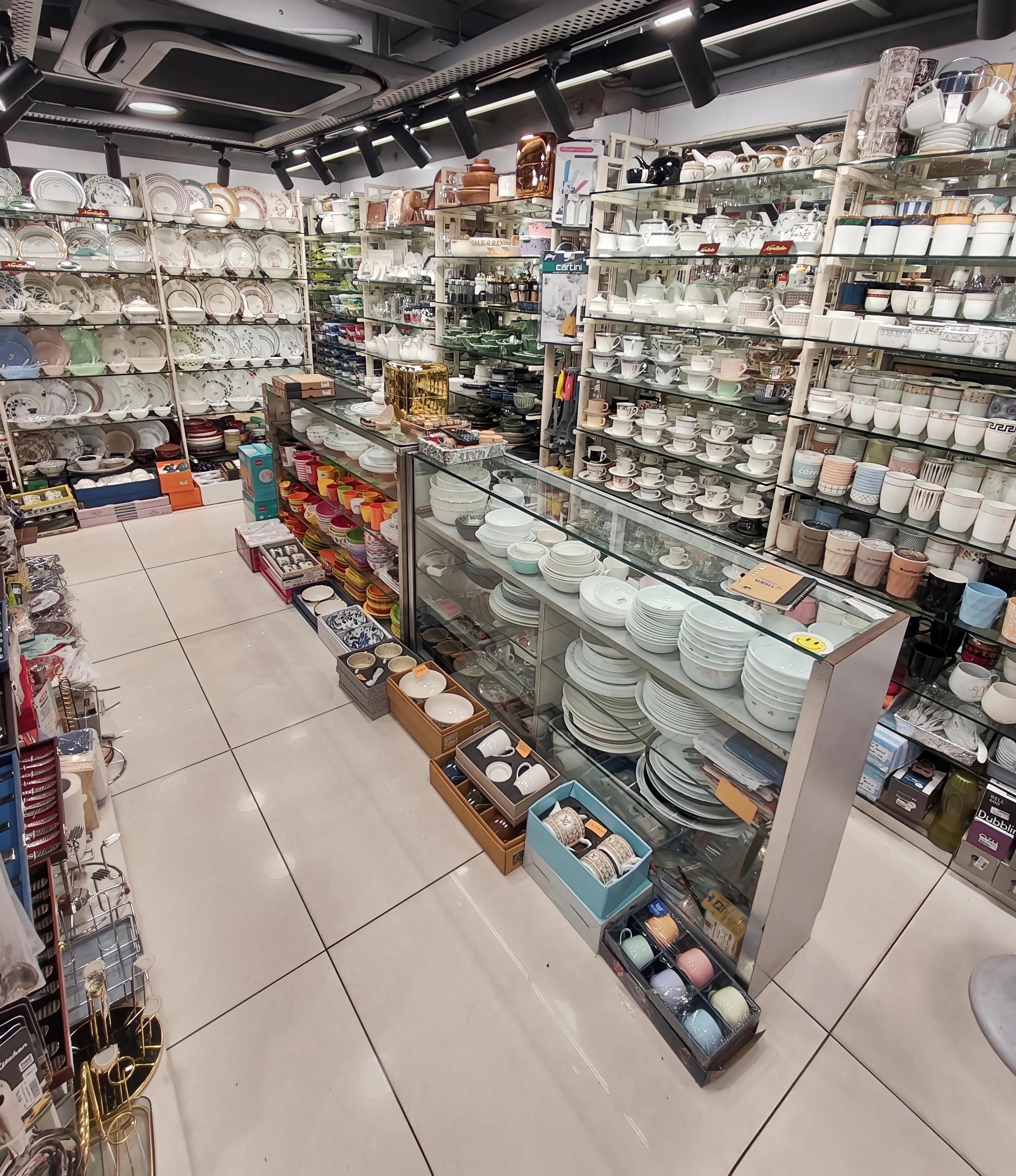 Premium crockery selection at The Maharashtra Store, MG Road Pune