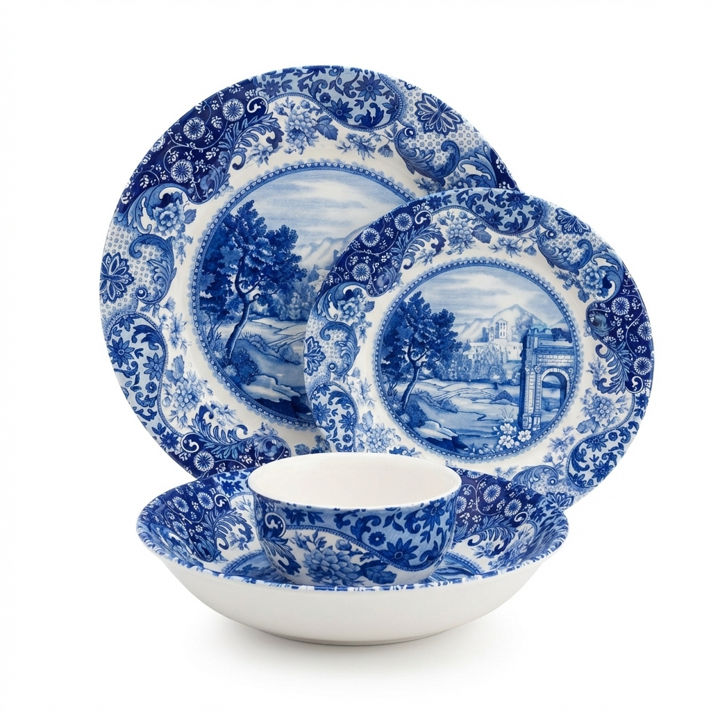 DP Dinnerset Rome L Blue