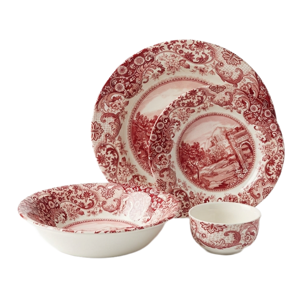 DP Dinner Set Rome Pink